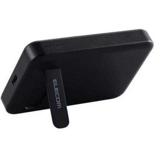 モバイルバッテリー／マグネット／ワイヤレス／５０００ｍＡｈ／ブラック　ＤＥ－Ｃ５３－５０００ＢＫ　■２営業日内届