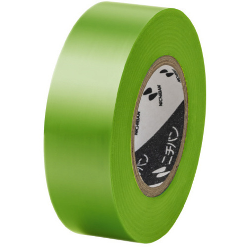 ビニールテープ　１９ｍｍ&times;１０ｍ　若草　&times;１０　【お取り寄せ品】５営業日以内届