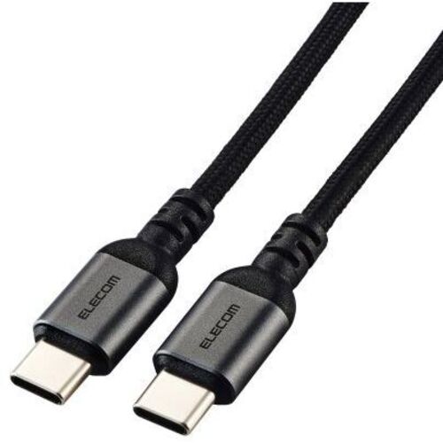 ＵＳＢ　Ｔｙｐｅ－Ｃ　ｔｏ　Ｃケーブル／メッシュ／２．０ｍ／ブラック　ＭＰＡ－ＣＣ５ＰＡＮ２０ＢＫ　■２営業日内届