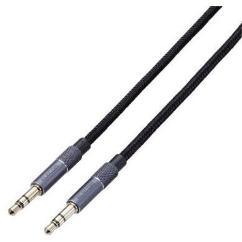 ＡＵＸケーブル／&phi;３．５－&phi;３．５／アルミコネクタ／１．０ｍ／ブラック　ＡＸ－３５ＭＡ１０ＢＫ　■お取り寄せ品