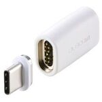 ＵＳＢ　Ｔｙｐｅ－Ｃアダプタ／着脱式マグネット／ストレート／最大１００Ｗ／ブレーカー搭載／ホワイト　■お取り寄せ品