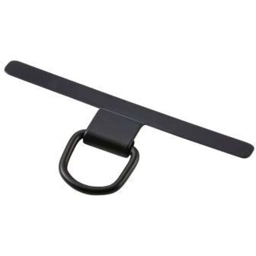 ストラップホールシート／ステンレス／高強度／１口タイプ／２枚入り／保護シート２枚付属／ブラック　■お取り寄せ品