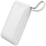 ＨＩＤＩＳＣ　リン酸鉄リチウムイオン電池使用　急速充電モバイルバッテリー　１００００ｍＡｈ　ホワイト　■お取り寄せ品