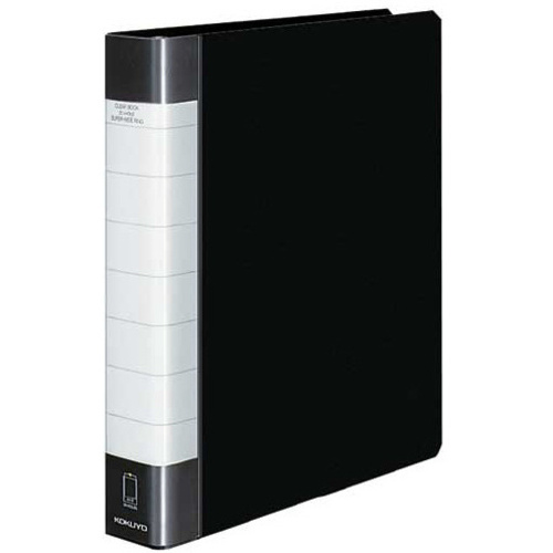 クリヤーブックタフボディ黒Ａ４縦背幅４８ｍｍ