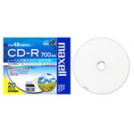 データ用ＣＤ－Ｒ４８倍７００ＭＢ１枚ずつパックケース入２０枚パックプリンタブルレーベル　■２営業日内届