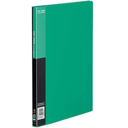 クリヤーブックベーシック横入　Ａ４縦４０Ｐ緑１０冊