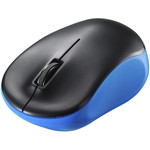 無線（２．４ＧＨｚ）　ＩＲ　ＬＥＤ光学式マウス　３ボタン／電池長持ち　ブルー　■お取り寄せ品