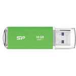 キャップ式ＵＳＢメモリ　Ｂ０２　１６ＧＢ緑　１０個