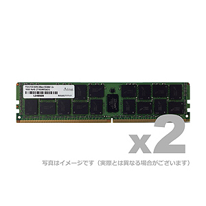 サーバー用　ＤＤＲ４－２６６６　２８８ｐｉｎ　ＲＤＩＭＭ　１６ＧＢｘ２枚　シングルランク　■お取り寄せ品