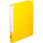 マニュアルリングファイル　背幅３２ｍｍＡ４縦　黄　１０冊