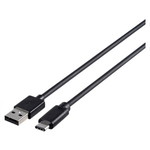 ＵＳＢ２．０ケーブル（Ａ　ｔｏ　Ｃ）　３ｍ　ブラック　ＢＳＵＡＣ２３０ＢＫ　■お取り寄せ品