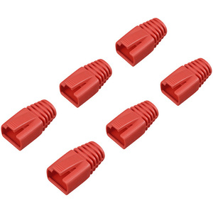 先付け用コネクター保護カバー６個入り　レッド　ＢＬＡＢＲＪ４５ＲＤ６　■お取り寄せ品