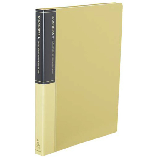 クリヤーブック　タフネス　ミドルリングＡ４　黄