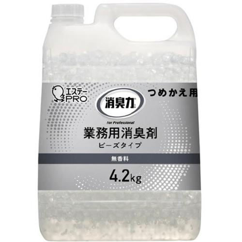 消臭力業務用ビーズ特大詰替　無香料４．２ｋｇ×３