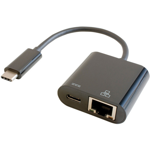 ＵＳＢ　Ｔｙｐｅ－Ｃ　ＬＡＮ変換アダプター（ＰＤ充電対応）　ブラック　ＧＰ－ＣＲ４５Ｈ／Ｂ　■お取り寄せ品