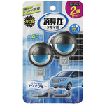 クルマの消臭力　クリップ　アクアブルー　２個入