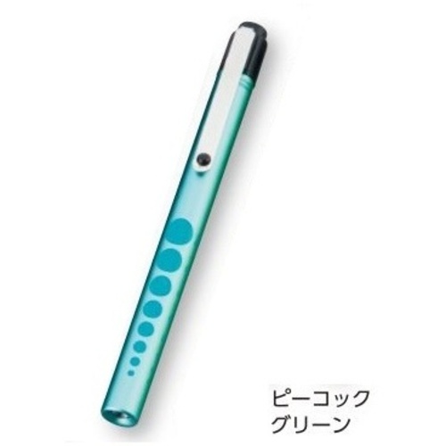 白色ＬＥＤアルカプッシュライト　φ１２×１３７ｍｍ　ピーコックグリーン　　４５７１２２１９８０６９４　●ご注文は２個から