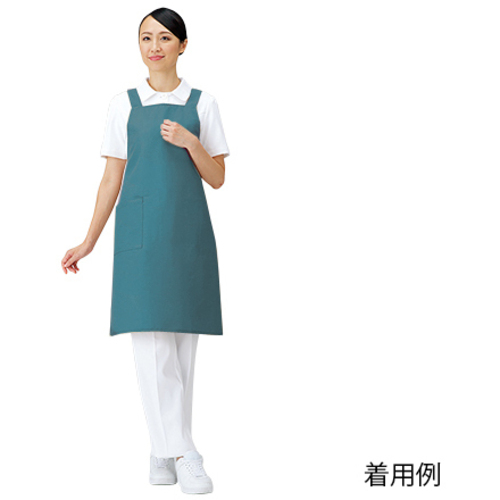 エプロン　（男女兼用）　グリーン　ＪＵ－６３５６ｔ　８－１６８５－０４