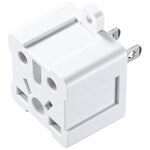 日本専用マルチタイプ電源変換アダプタ（ホワイト）　ＴＲ－ＡＤ６Ｗ　■お取り寄せ品
