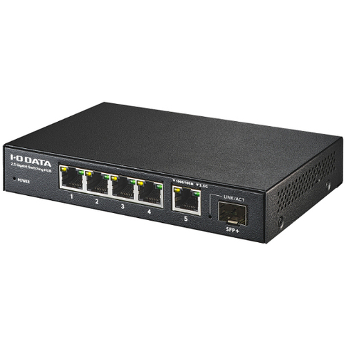 １０Ｇ対応ＳＦＰ＋搭載２．５Ｇアンマネージスイッチングハブ　５ポート　ＢＳＨ－ＱＧ０５　■お取り寄せ品