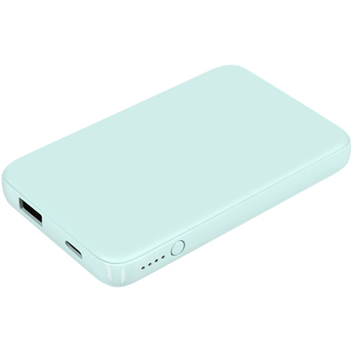 モバイルバッテリー／５０００ｍＡｈ／アイスミントブルー　ＯＷＬ－ＬＰＢ５０１２－ＩＢ　■お取り寄せ品