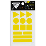 リフレクターシール　イエロー　６個　【お取り寄せ品】７営業日以内届