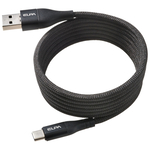 マグピタ　マグネットＵＳＢケーブル　丸形　ラウンド　ＰＤ６０Ｗ　Ａ＆Ｃ　ｔｏ　Ｃ　１．５ｍ　ブラック　■お取り寄せ品