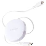 ＵＳＢ　Ｔｙｐｅ－Ｃ　ｔｏ　Ｌｉｇｈｔｎｉｎｇケーブル／巻取／０．９ｍ　ＭＰＡ－ＣＬＲＬ０９ＷＨ　■お取り寄せ品