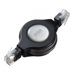 自動巻取りＬＡＮケーブル（カテゴリ５ｅ）　ＫＢ－ＭＫ１５ＢＫＮ　■お取り寄せ品