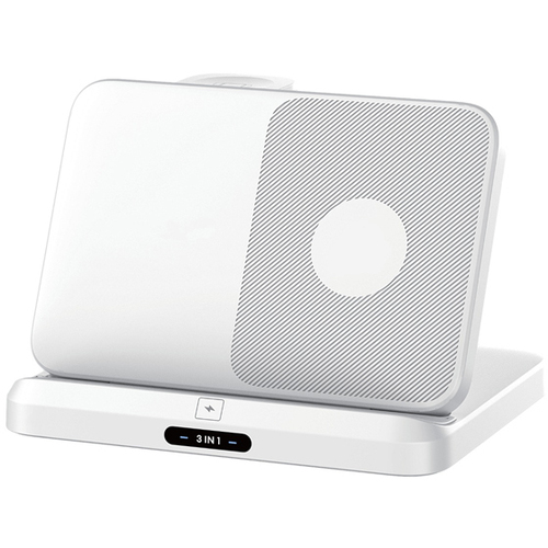 卓上　ワイヤレス充電スタンド　３ｉｎ１　スマホ・イヤホン・ウォッチ　ＡＷＰＤ－Ｖ０１５ＷＥＷ／ＡＳ－ＷＨ　■お取り寄せ品