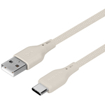 ＵＳＢケーブル／ＵＳＢ２．０／Ａ－Ｃ／シリコン／１．５ｍ／ミストグレー　ＯＷＺ－ＣＢＳＲＣＡ１５－ＧＹＡ　■お取り寄せ品