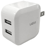 ＵＳＢ－ＡＣ充電器（２口、３．４Ａ）　Ｌ　【お取り寄せ品】８営業日以内届