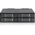 ４ｘ　２．５インチＵ．２／Ｕ．３　ＳＳＤ搭載用リムーバブルケース　ＭＢ６９９ＶＰ－Ｂ　Ｖ３　■お取り寄せ品