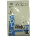Ｄ－５４　厚口　半透明ポリ４５Ｌ　５００枚　【お取り寄せ品】８営業日以内届