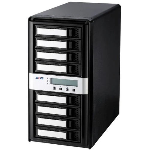 ＳＡＳ／ＳＡＴＡ対応　８ベイ外付ＲＡＩＤユニット　Ｔｈｕｎｄｅｒｂｌｏｔ５＆ＵＳＢ３．２　Ｇｅｎ２接続　■お取り寄せ品