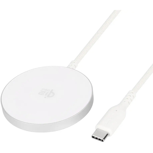 ワイヤレス充電器／マグネット／ケーブル一体型／ホワイト　ＯＷＬ－ＭＷ０５－ＷＨ　■お取り寄せ品