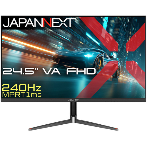 ゲーミングディスプレイ　２４．５型／１９２０&times;１０８０／ブラック　ＪＮ－２４５ＶＧ２４０Ｆ　■２営業日内届