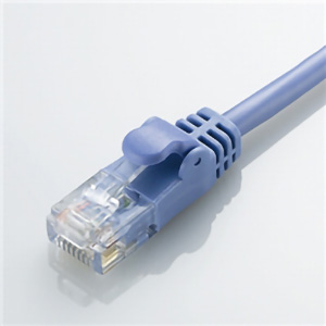 ＣＡＴ６準拠　ＧｉｇａｂｉｔやわらかＬＡＮケーブル　１ｍ（ブルー）　■２営業日内届