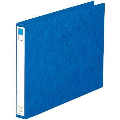 リングファイル　藍　Ｂ４横　背幅３５ｍｍ　１０冊