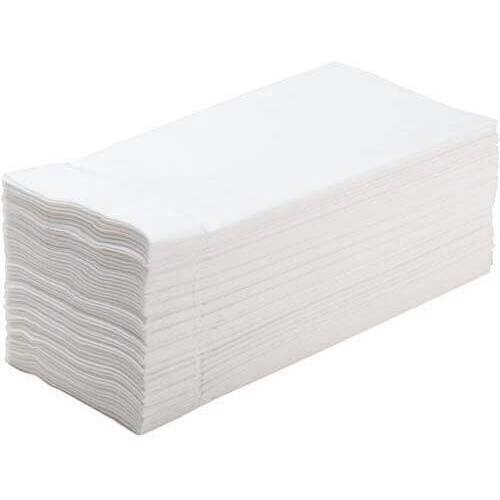 カラーナプキン８折２ＰＬＹ　白無地　５０枚入