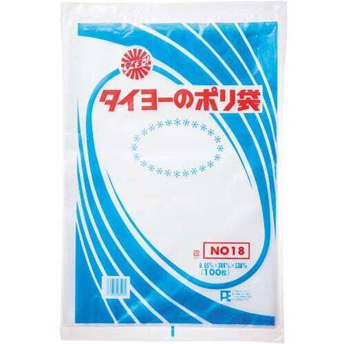 規格袋　０．０５ｍｍ厚　１８号　１００枚