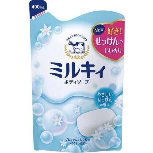 ミルキィボディソープせっけんの香り　詰替４００ｍｌ