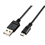 ｍｉｃｒｏＵＳＢケーブル／ＵＳＢ２．０／エコパッケージ／１．２ｍ／ブラック　Ｕ２Ｃ－ＪＡＭＢ１２ＢＫ　■お取り寄せ品