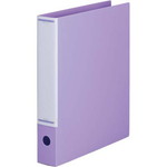 マニュアルリングファイル　背幅５０ｍｍＡ４縦　紫　１０冊