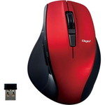 高速スクロールマウス５ボタン　レッド