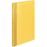 クリヤーブック固定式・横入　Ａ４縦　４０Ｐ　黄