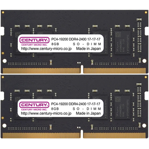 ノートＰＣ用ＰＣ４－１９２００　１６ＧＢ（８ＧＢｘ２）　ＳＯＤＩＭＭ　ＣＢ８ＧＸ２－ＳＯＤ４Ｕ２４００Ｈ　■お取り寄せ品
