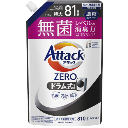 アタックＺＥＲＯ　ドラム式専用　詰替　８１０ｇ