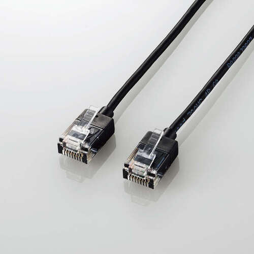 ＬＡＮケーブル／ＣＡＴ６Ａ／スーパースリム／１０ｍ／ブラック　ＬＤ－ＧＰＡＳＳ／ＢＫ１０　■お取り寄せ品