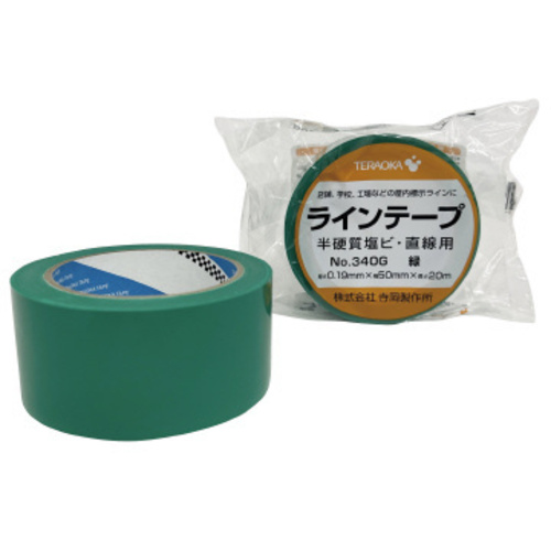 ラインテープＮｏ．３４０Ｇ　緑　１巻